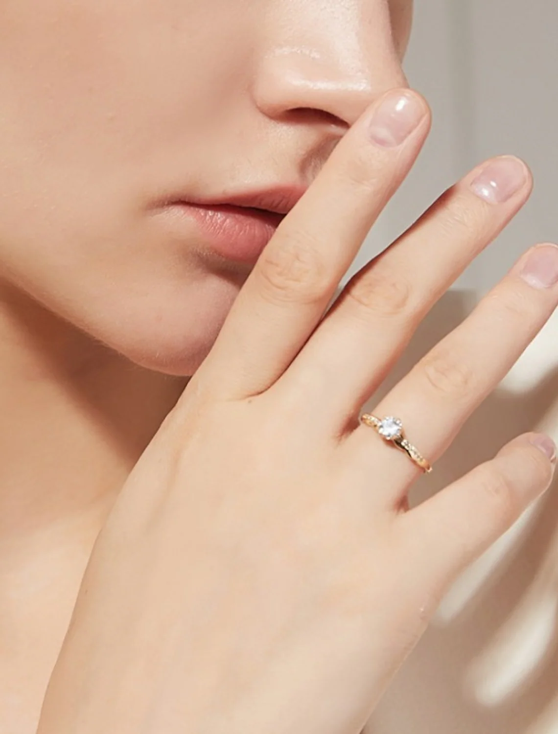 Ring Party Classic Gold S925 Sterling Silver Precious Stylish Simple - Image 5