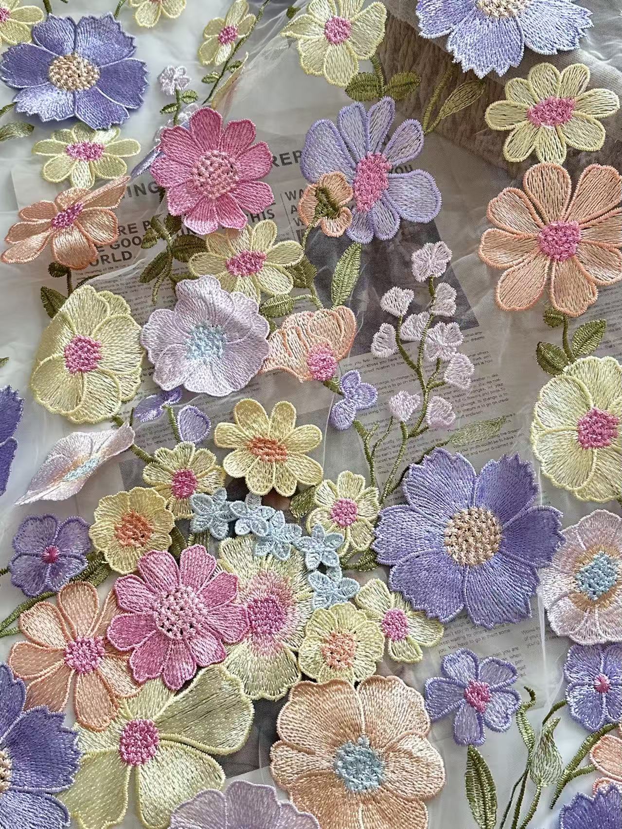 Sheath/Column High Neck Lace Floral Mother of the Bride Dresses Long Sleeves Tea-Length - Image 27