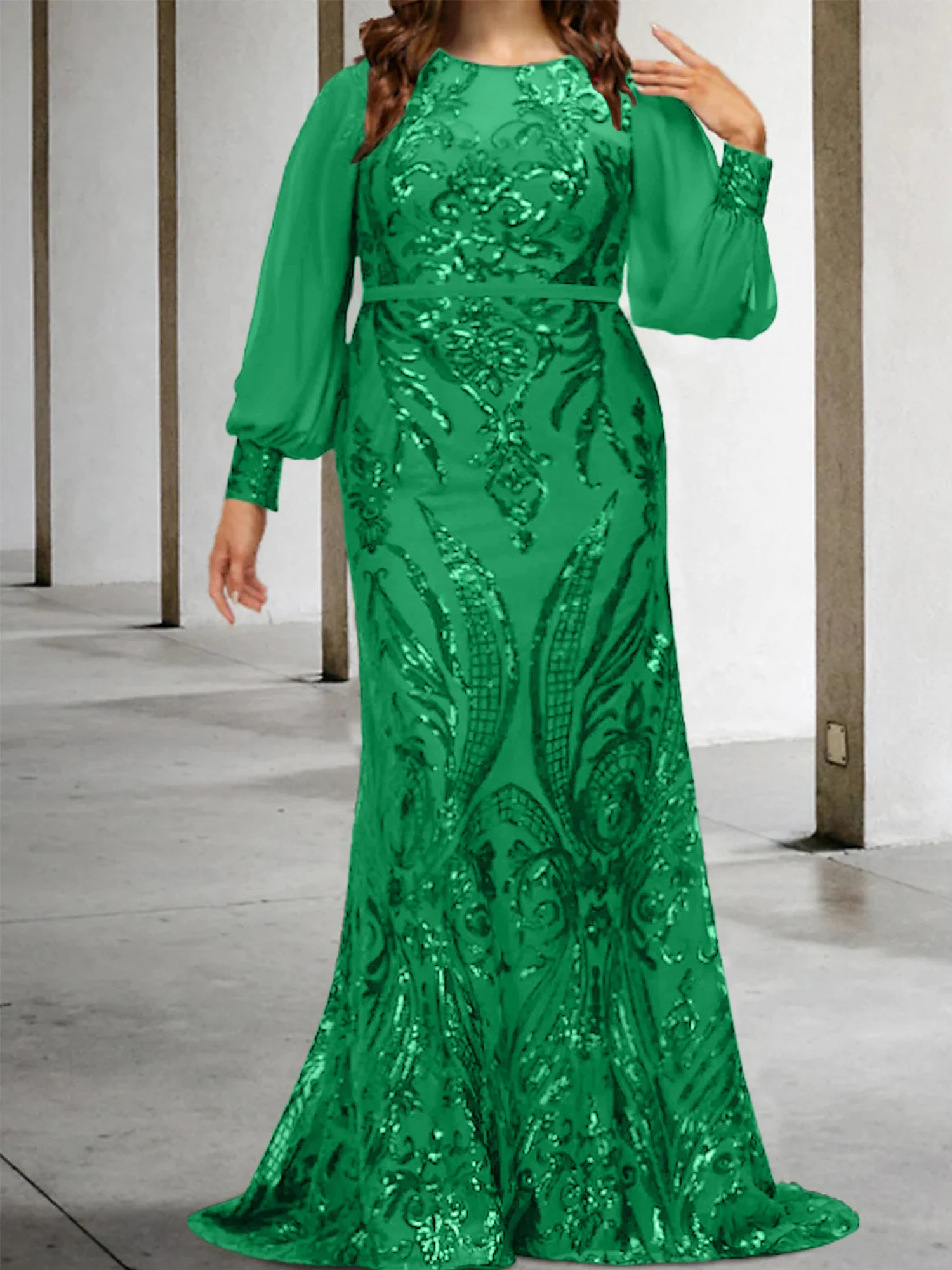 Sheath/Column Mother of the Bride Dresses with Sequins - Image 28