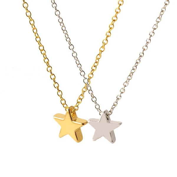 Simple Star Chain Necklaces - Image 2