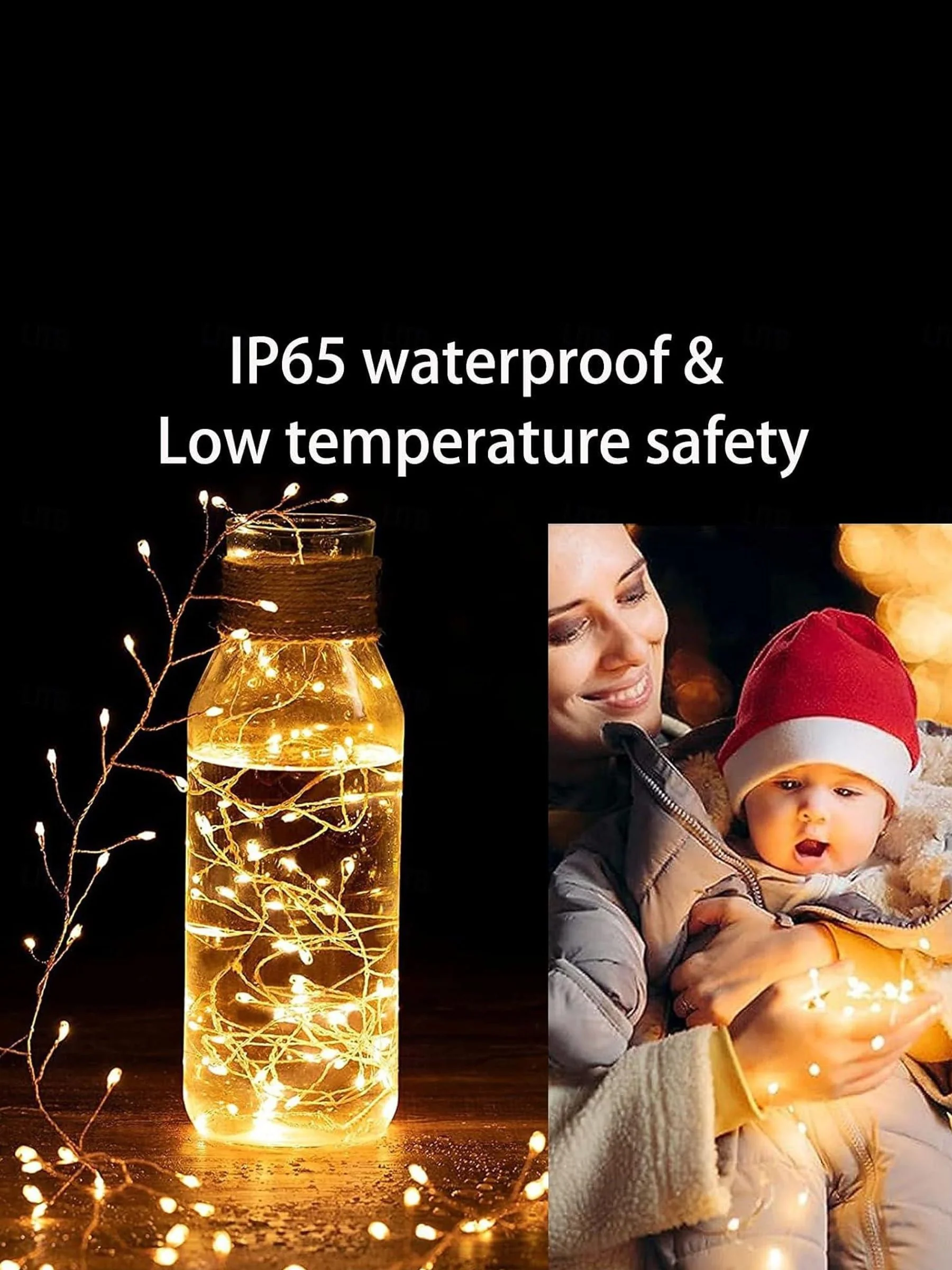 Solar Waterproof Copper Wire LED Garden Decoration Simple String Lights - Image 2