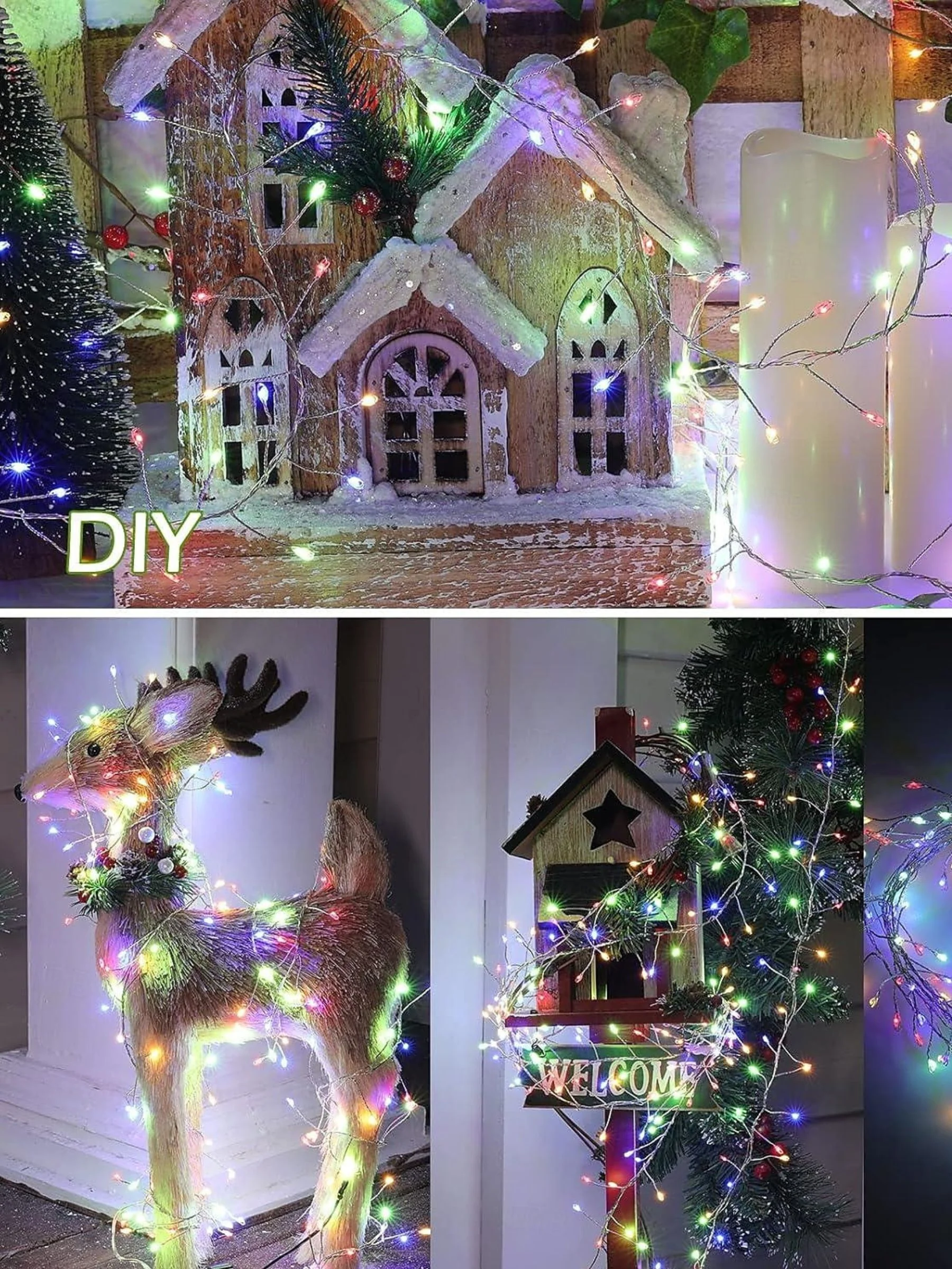 Solar Waterproof Copper Wire LED Garden Decoration Simple String Lights - Image 6