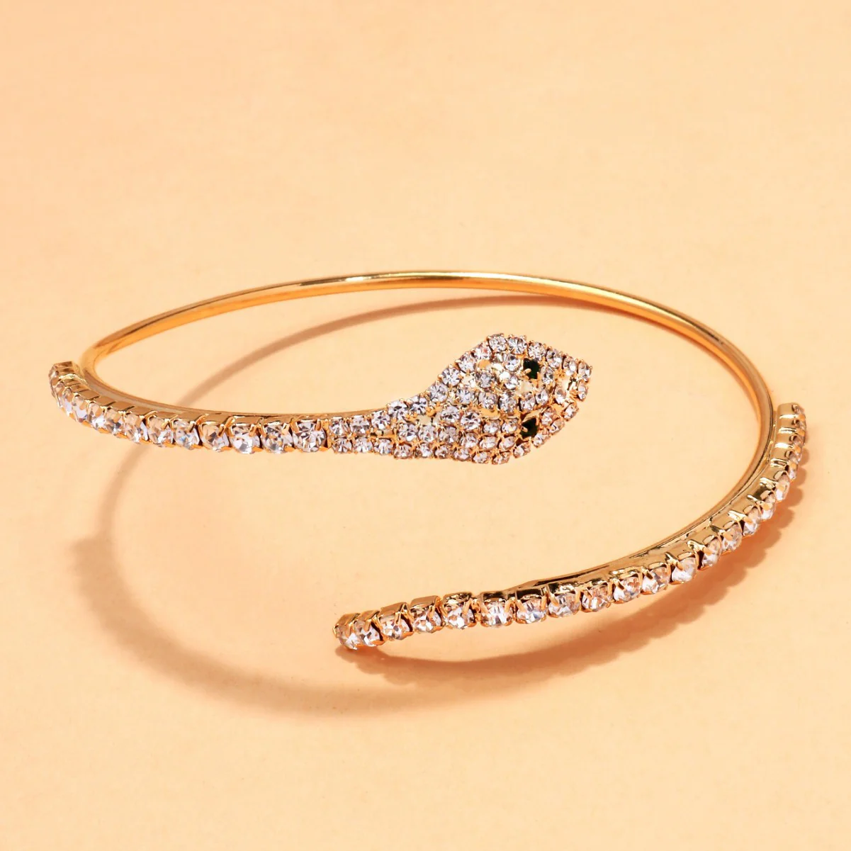 Sparkling Trend Snake Rhinestone Animal Bracelet - Image 3