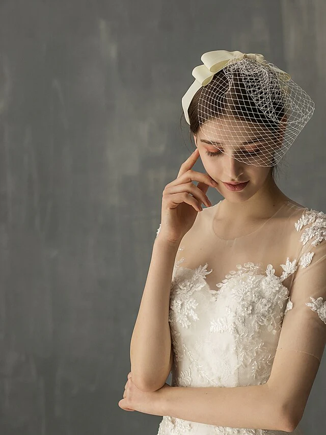 Stylish Tulle Wedding With Ribbon Bow - Image 3
