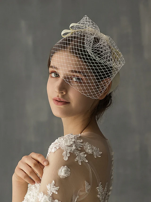 Stylish Tulle Wedding With Ribbon Bow - Image 4