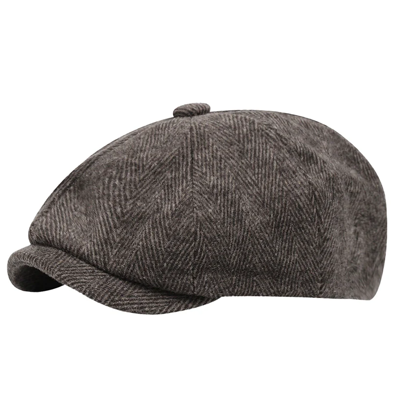 Stylish Woolen Medieval Retro Versatile Beret Hat - Image 5