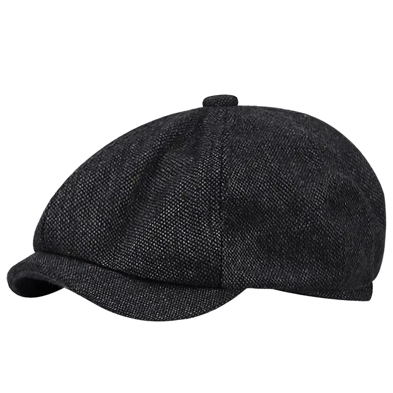 Stylish Woolen Medieval Retro Versatile Beret Hat - Image 6