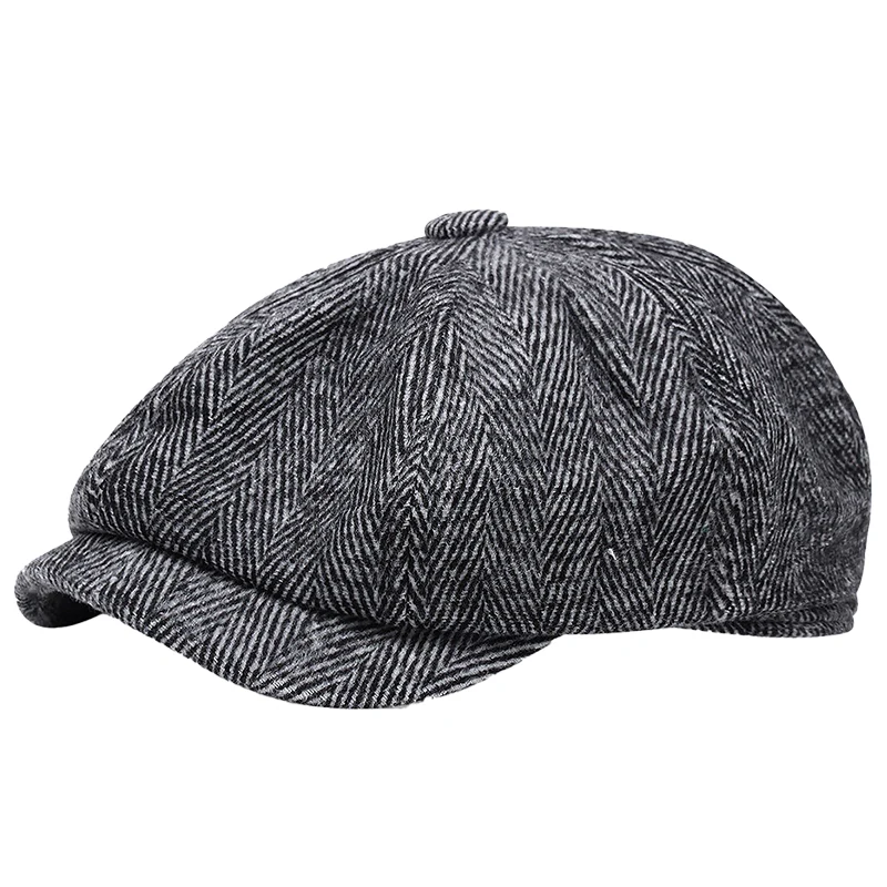 Stylish Woolen Medieval Retro Versatile Beret Hat - Image 7