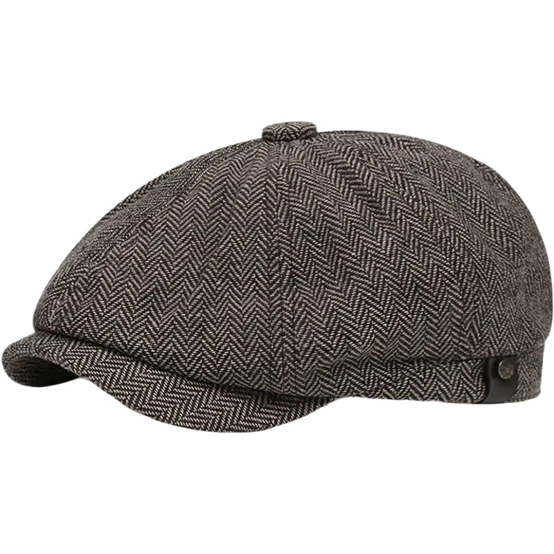 Stylish Woolen Medieval Retro Versatile Beret Hat - Image 8