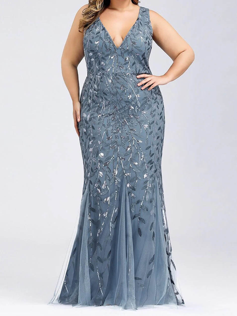 Trumpet/Mermaid Mother of the Bride Dresses with Sequins - Image 3