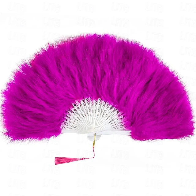 Vintage 1950s Roaring 20s Folding Fan - Image 6