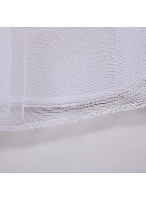 Women A-Line Slip Polyester 3 Tiers Petticoats - Image 4