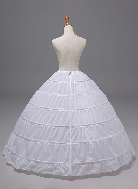 Women Ball Gown Slip Polyester 1 Tiers Petticoats - Image 2