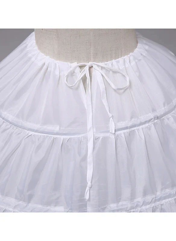 Women Ball Gown Slip Polyester 1 Tiers Petticoats - Image 3