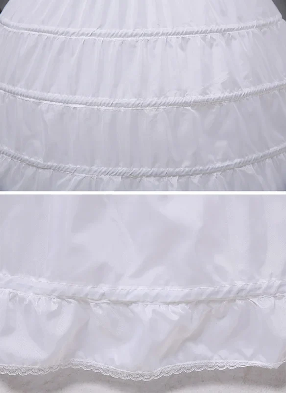 Women Ball Gown Slip Polyester 1 Tiers Petticoats - Image 4