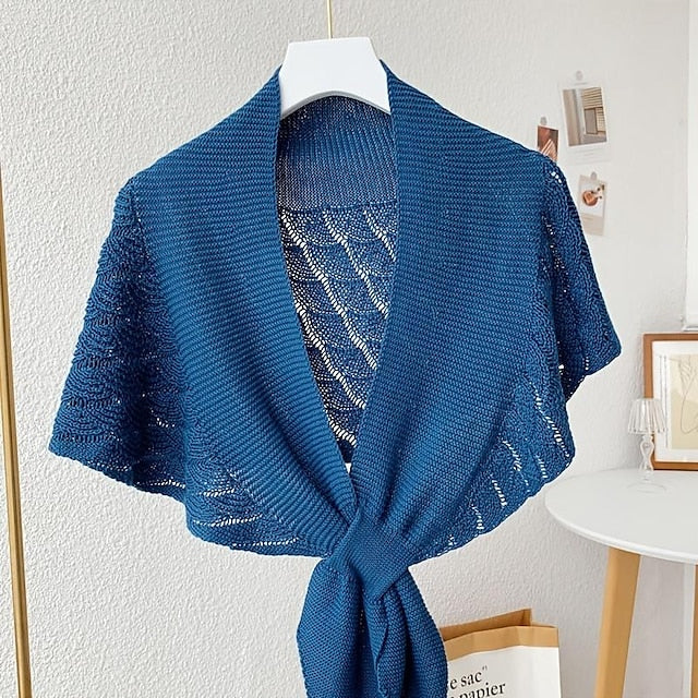 Women‘s Knitted Vest Shoulder Scarf Stylish and Feel Cozy Daily Wear For Wedding - Image 5