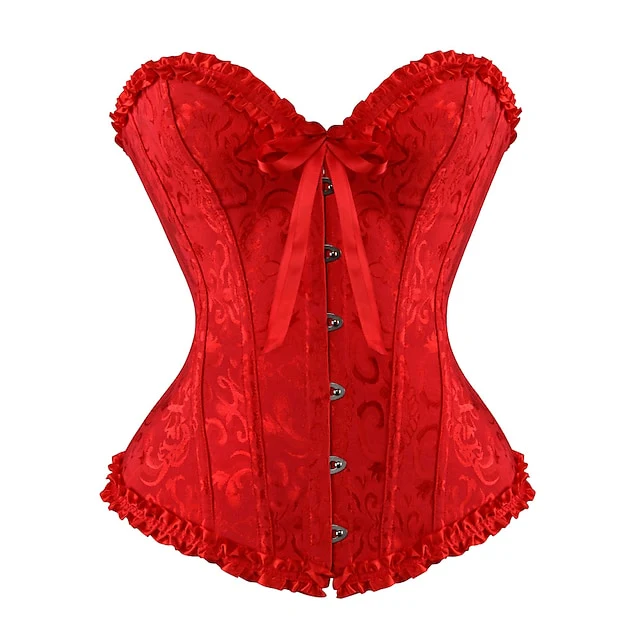 Women‘s Plus Size Sexy Ruffle Overbust Corsets - Image 3