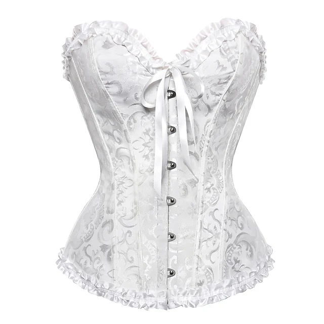 Women‘s Plus Size Sexy Ruffle Overbust Corsets - Image 5