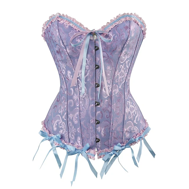 Women‘s Plus Size Sexy Ruffle Overbust Corsets - Image 7