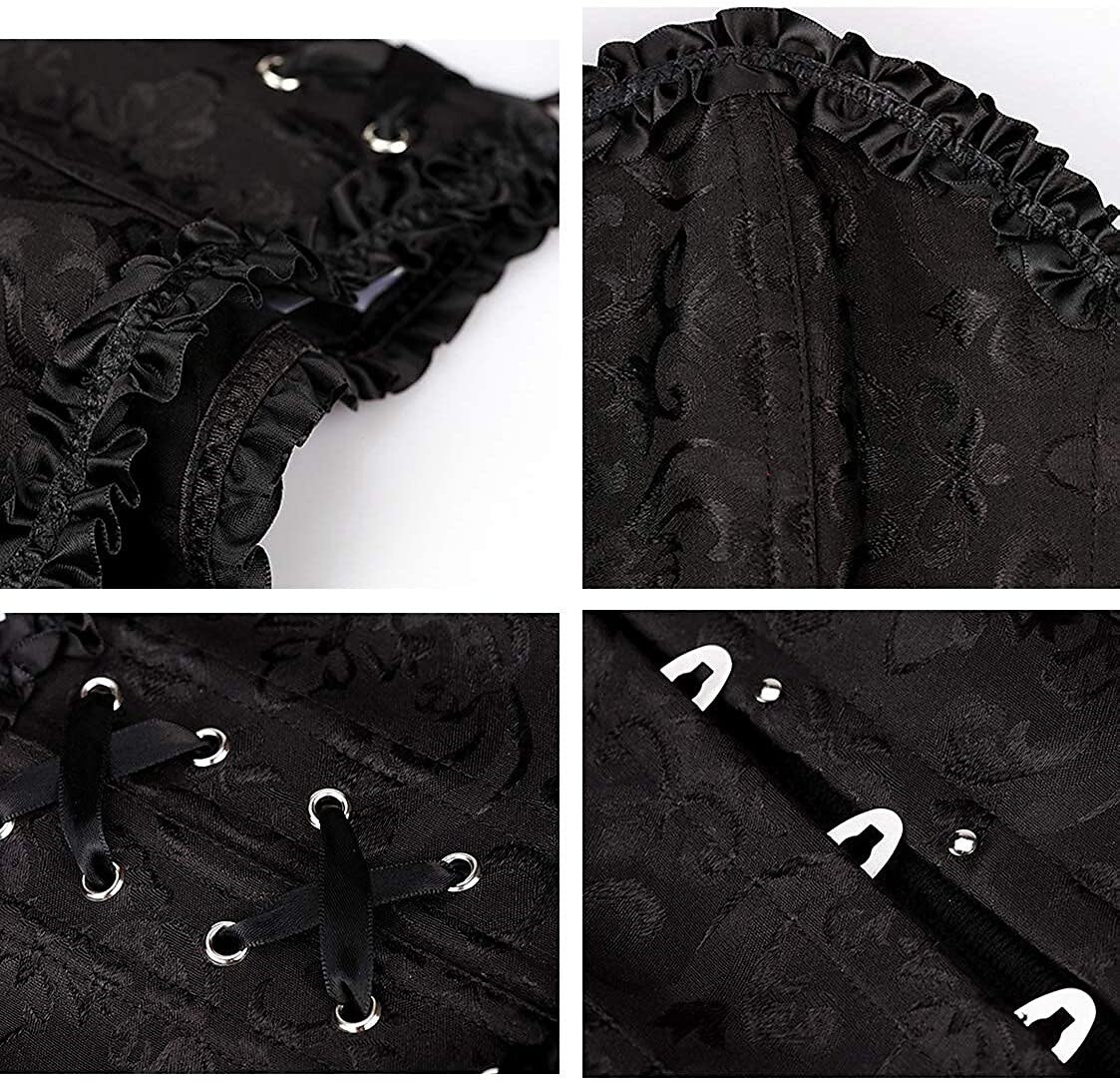 Women‘s Sexy Bavarian Push Up Lace Overbust Corsets for Wedding Party Birthday - Image 2