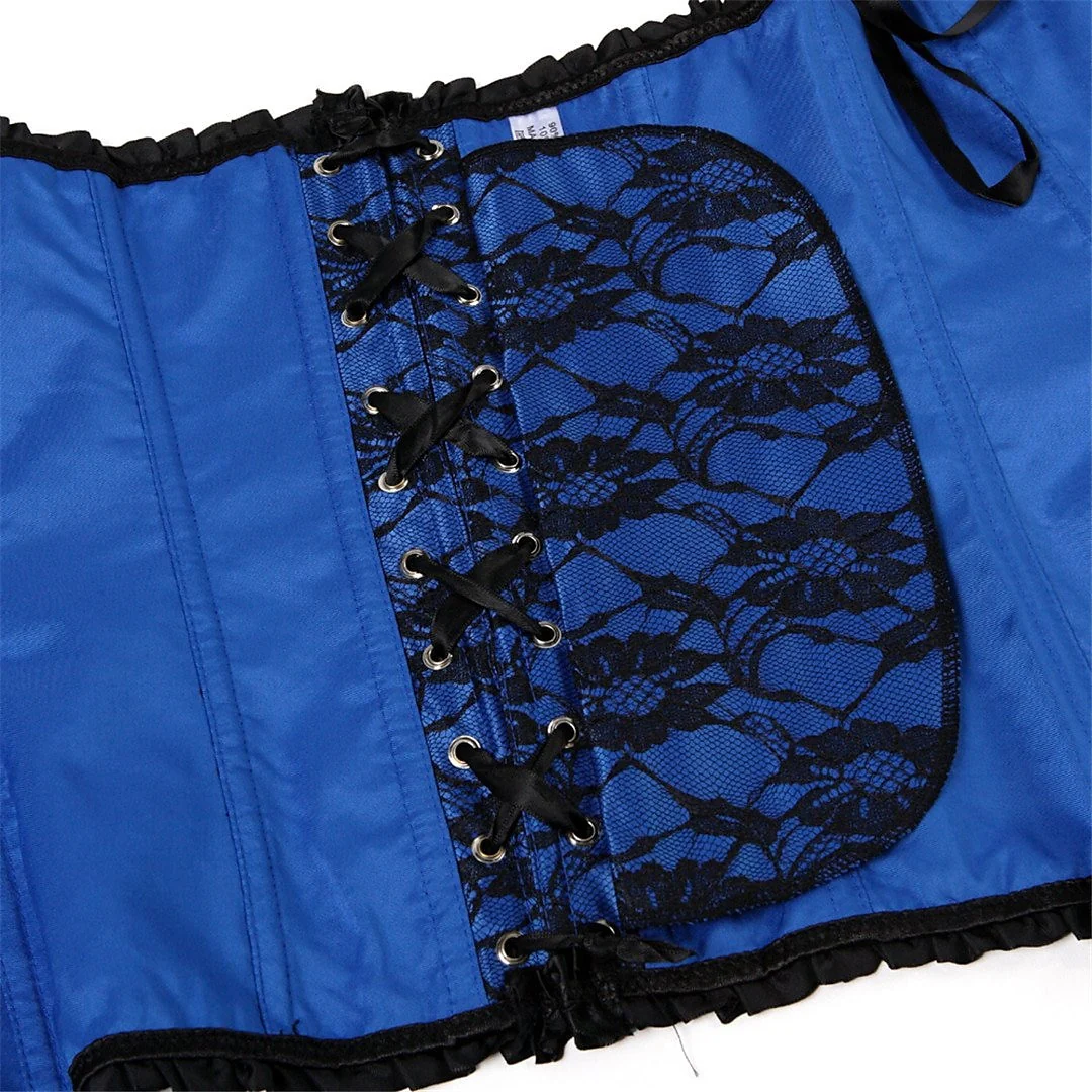 Women‘s Sexy Push Up Lace Overbust Corsets for Wedding Party Birthday - Image 6