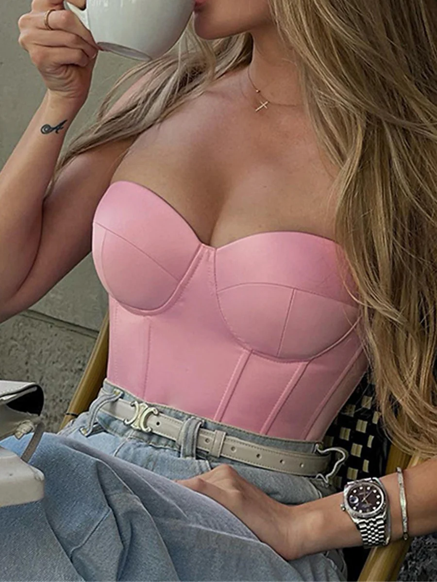 Women‘s Tummy Control Sleeveless Corsets Tops for Wedding Party Birthday