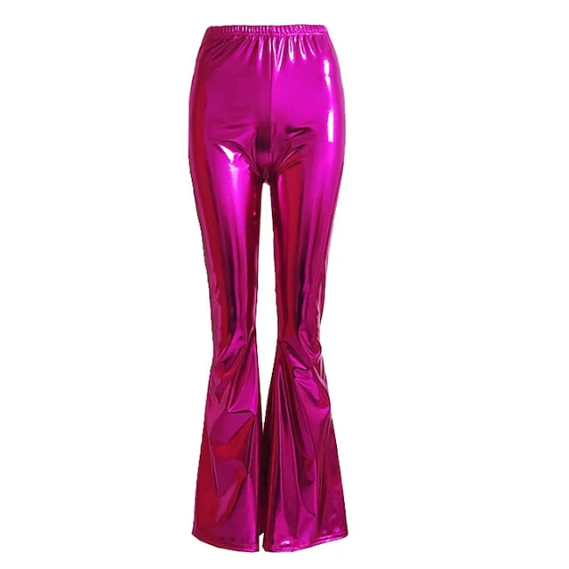 Women's 1980s Hip Pop Bell Bottom Pants Carnival Performance Club Pants - Image 8