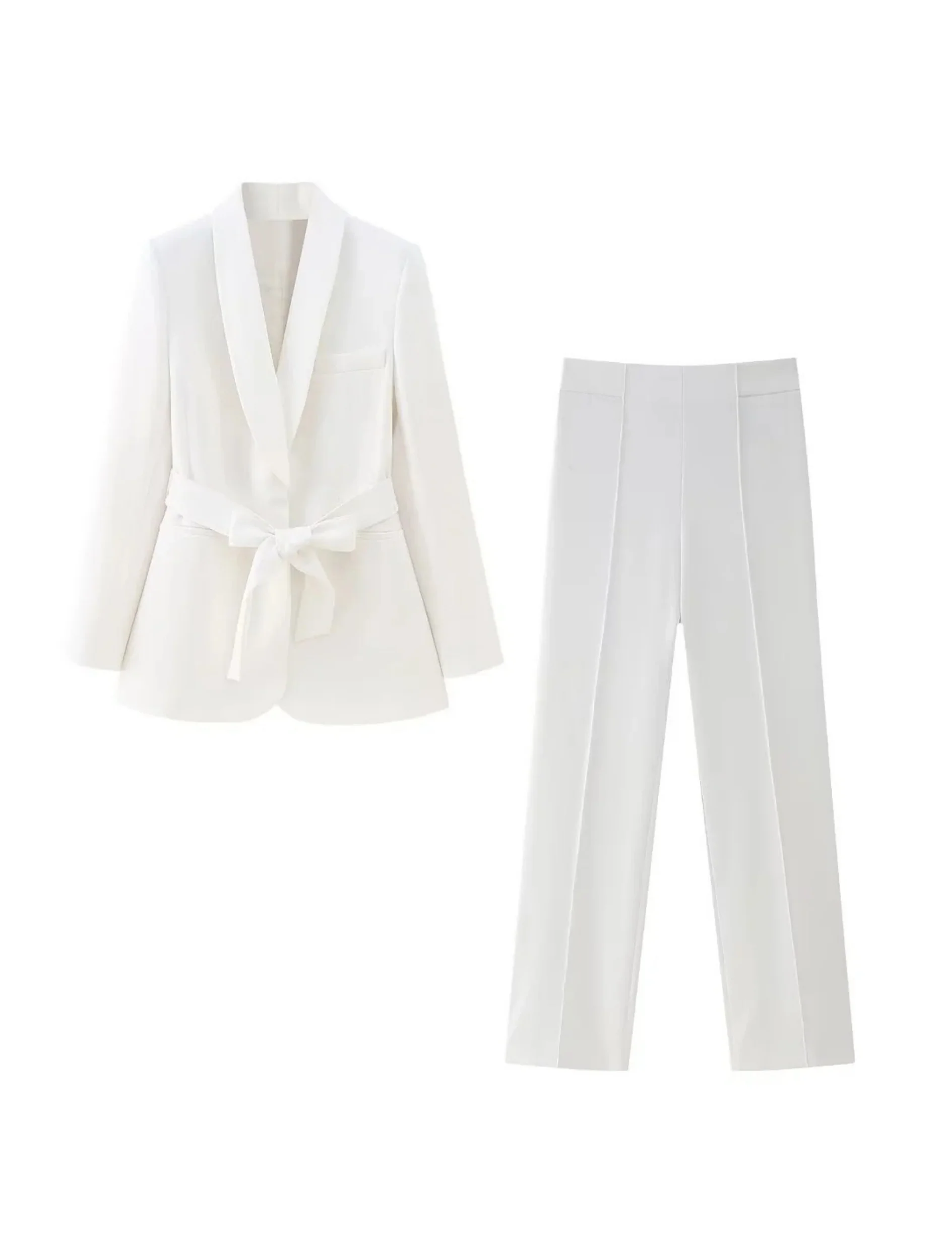 Women's 2 Piece Shawl Lapel Suits - Image 12