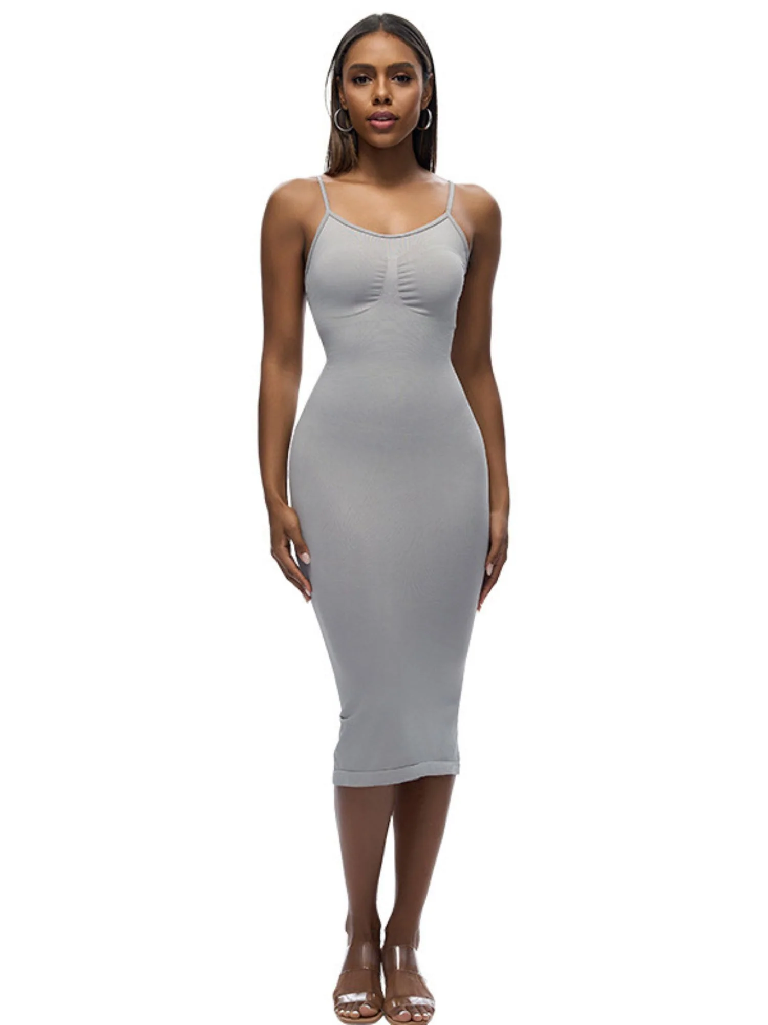 Women's Charming Classic Sleeveless Long Polyester Bustier Shapewear - Image 5