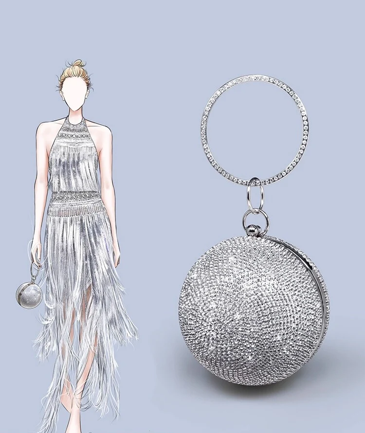 Women's Clutches & Evening Bags Sparkling with Rhinestone