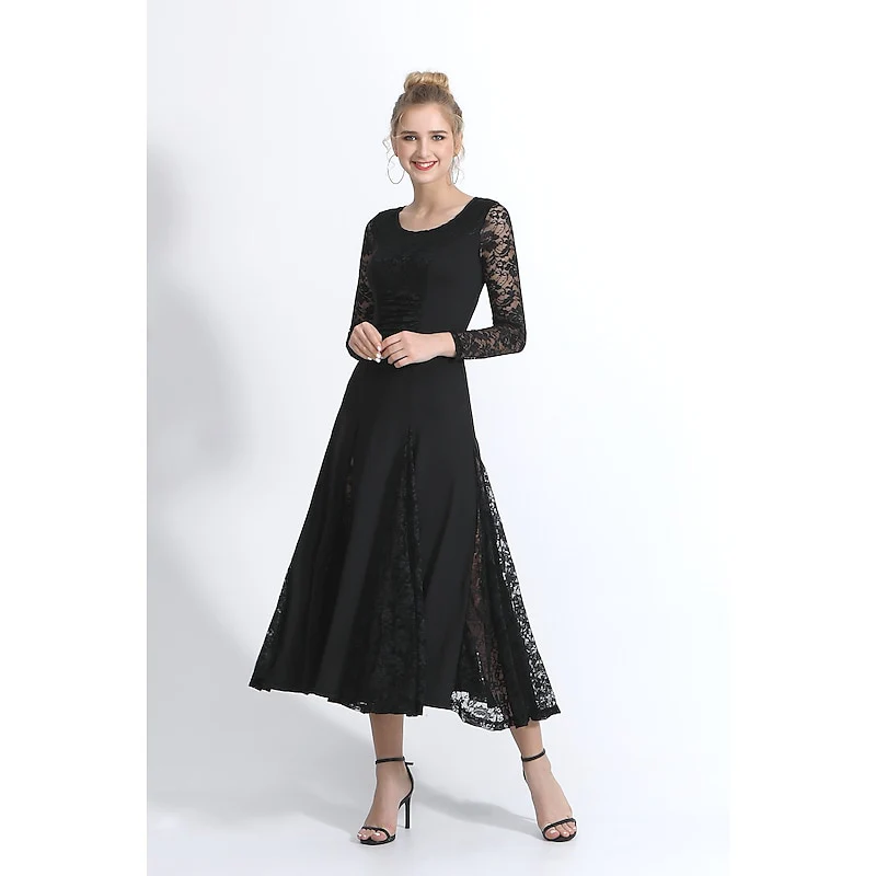 Women's Dance Long Sleeve Dress Training Performance Daily Wear - Image 10