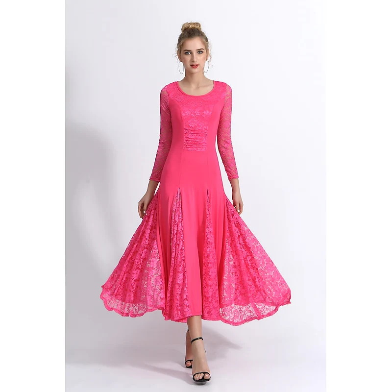 Women's Dance Long Sleeve Dress Training Performance Daily Wear - Image 6