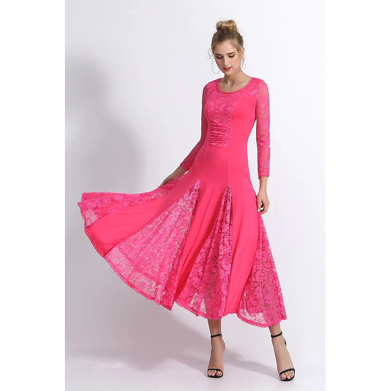 Women's Dance Long Sleeve Dress Training Performance Daily Wear - Image 8