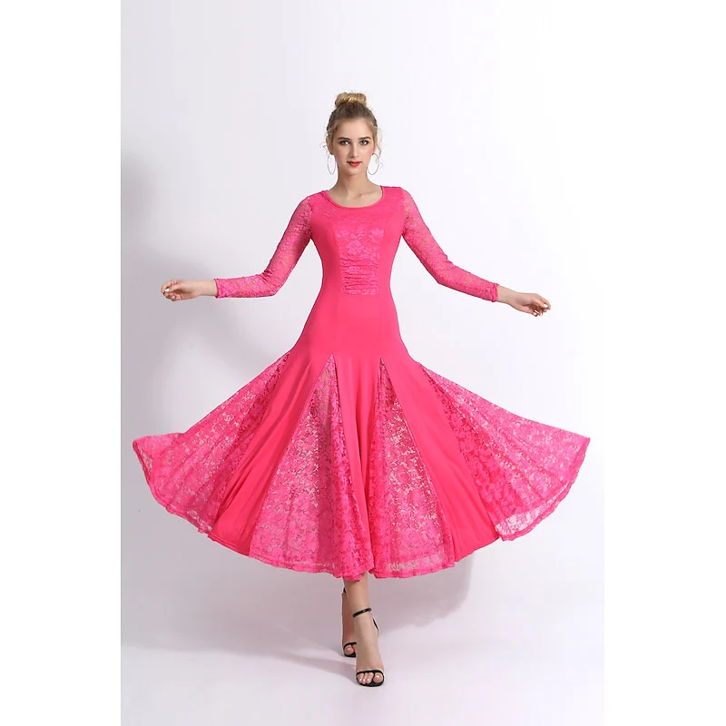 Women's Dance Long Sleeve Dress Training Performance Daily Wear - Image 9