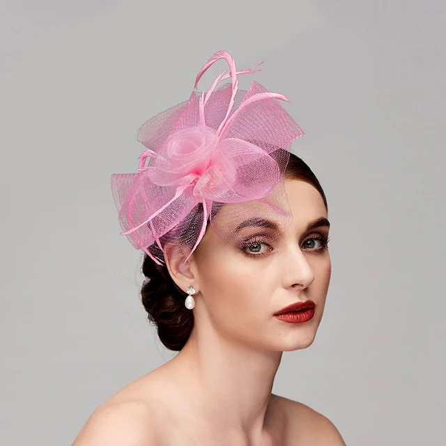 Women's Fascinators For Party Wedding Special Occasion With Feather - Image 5