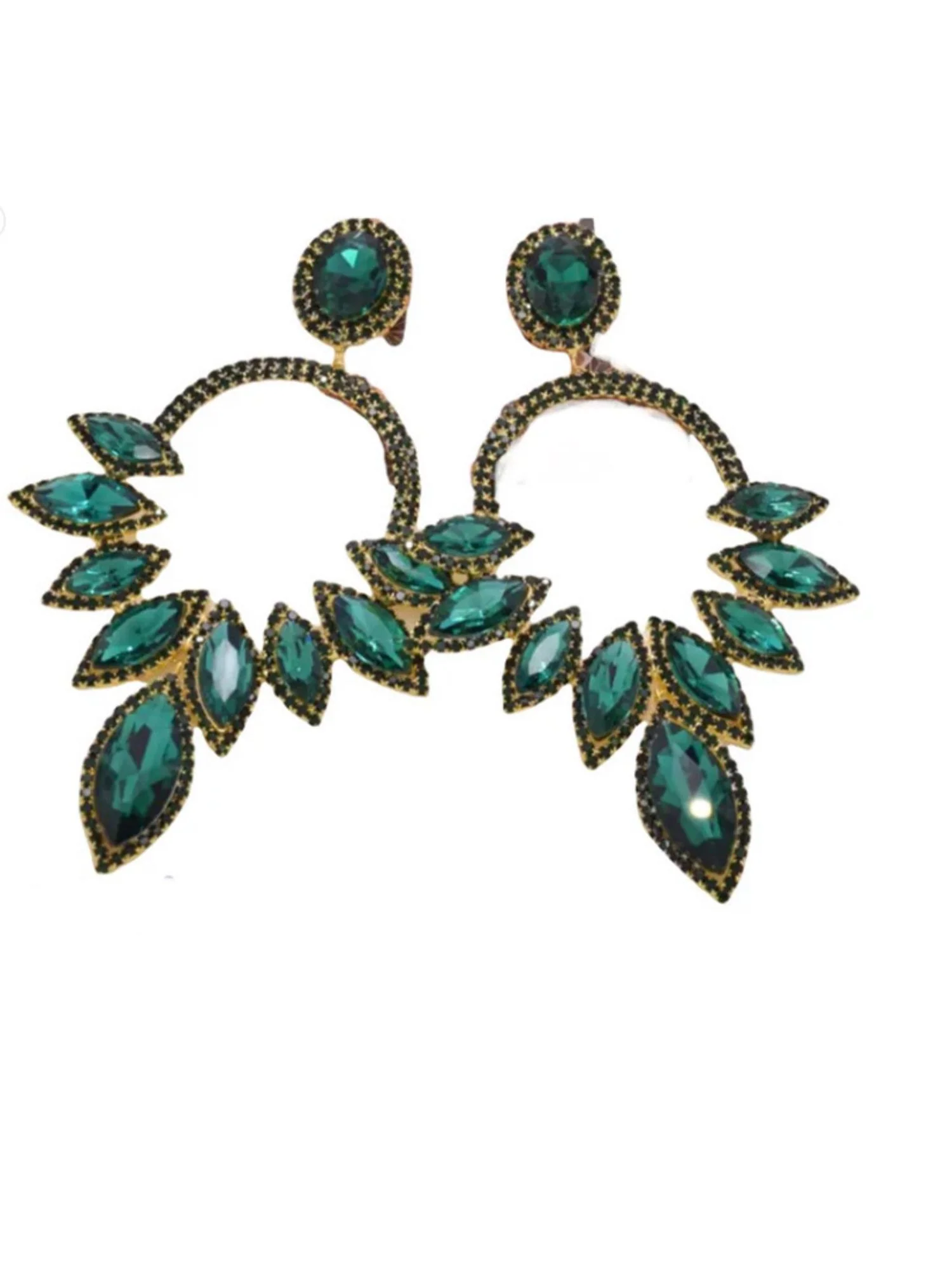 Women's Luxury Colorful Sparkling Diamonds Drop Earrings - Image 7