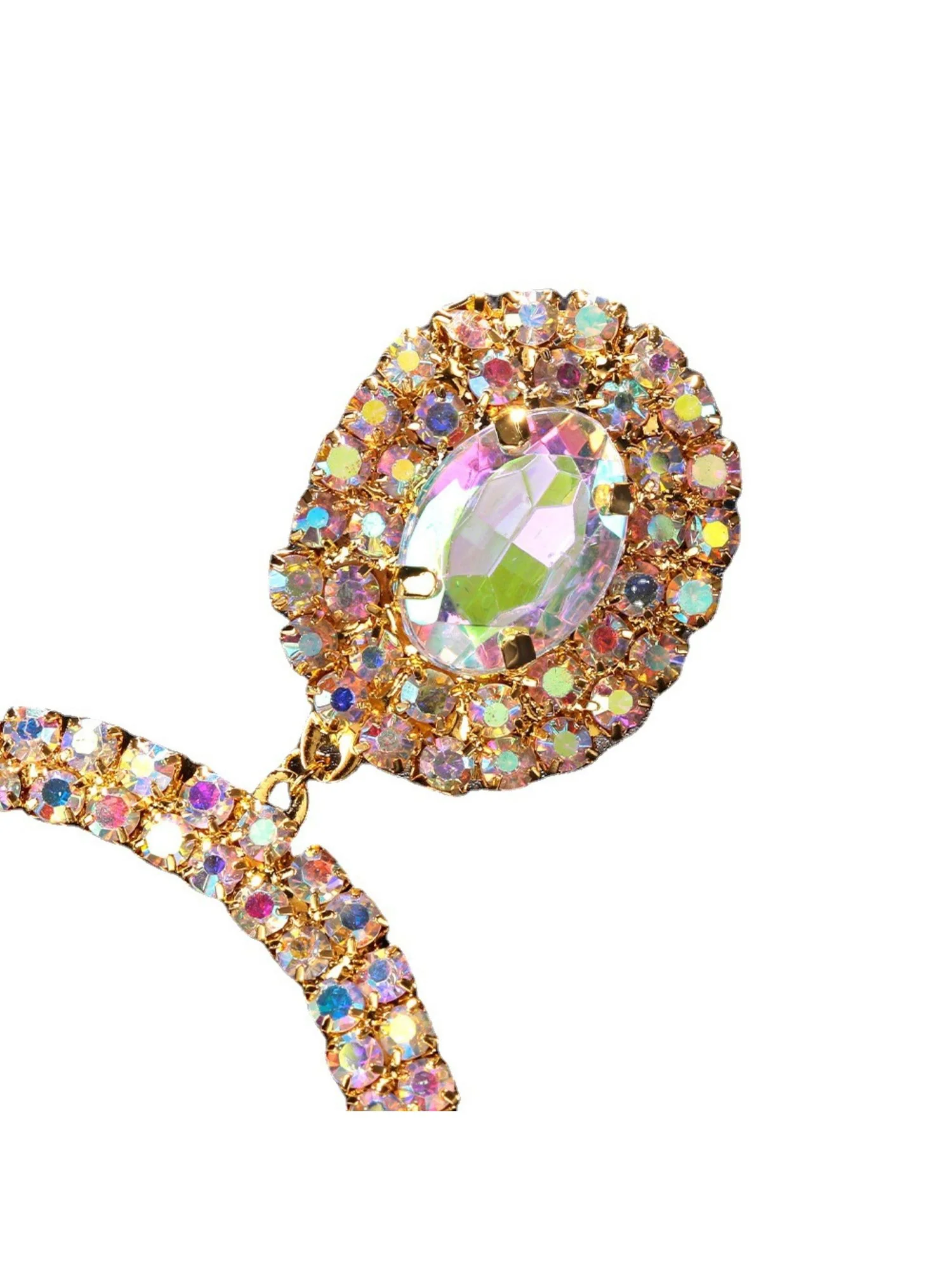 Women's Luxury Colorful Sparkling Diamonds Drop Earrings - Image 8