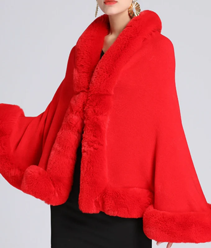 Women's Wedding Bridal Long Sleeves Wrap/Shawls With Pure Color & Split Joint - Image 7