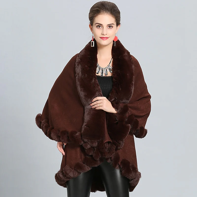 Women's Wedding Bridal Long Sleeves Wrap/Shawls With Pure Color & Split Joint - Image 11