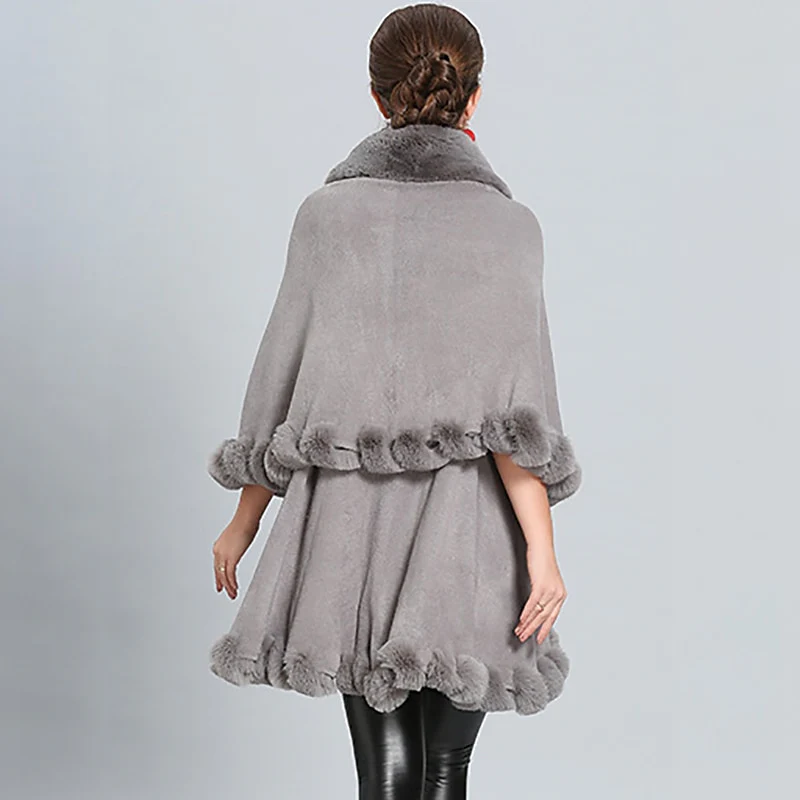 Women's Wedding Bridal Long Sleeves Wrap/Shawls With Pure Color & Split Joint - Image 2