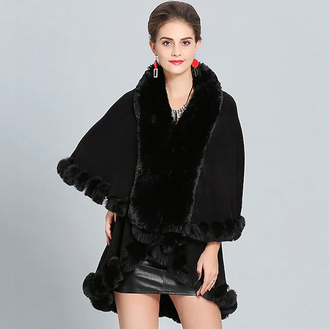 Women's Wedding Bridal Long Sleeves Wrap/Shawls With Pure Color & Split Joint - Image 6