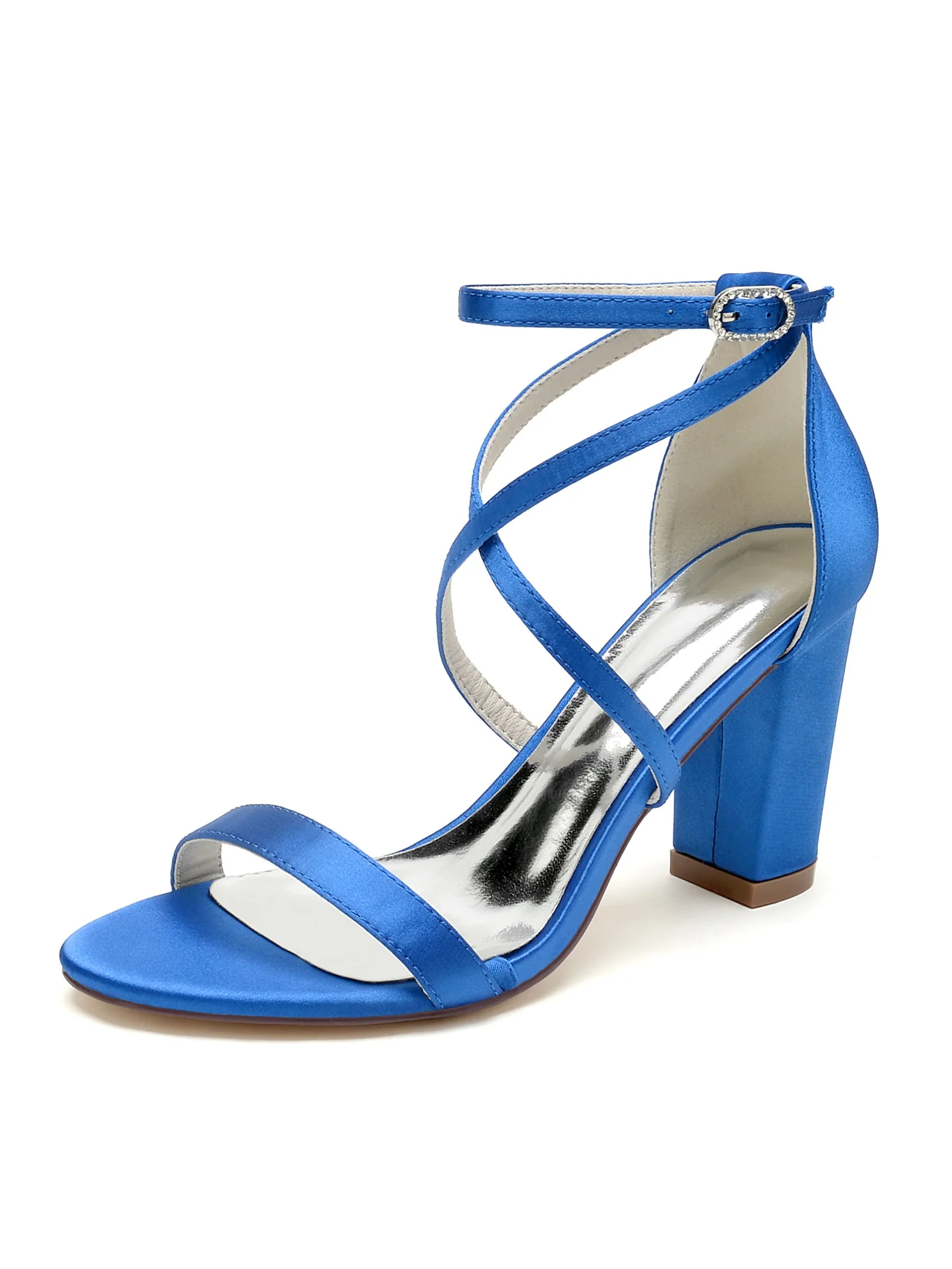 Women's Wedding Shoes High Heel Open Toe Bridal Shoes - Image 9