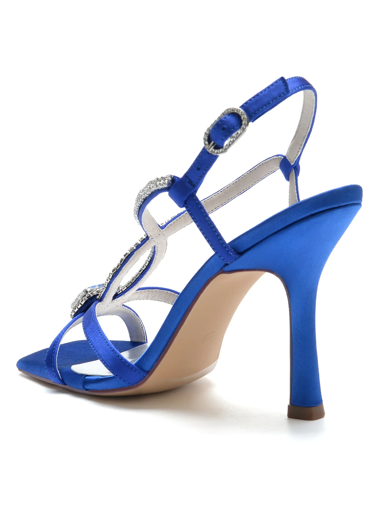 Women's Wedding Shoes High Heel Open Toe Bridesmaid Shoes - Image 3