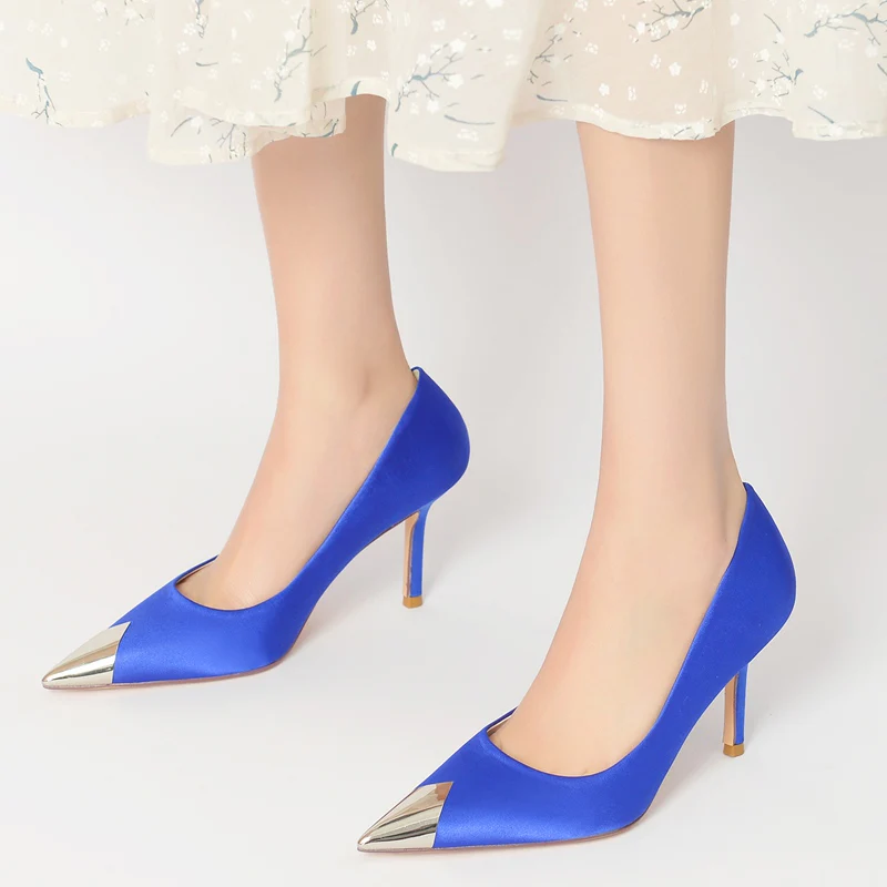 Women's Wedding Shoes Pointed Toe High Heel Elegant High-End Bridal Shoes - Image 6