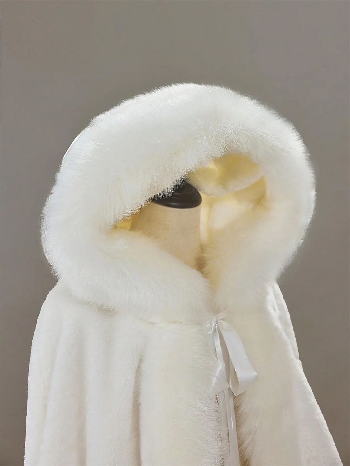 Wraps Shawls Women's Wrap Cape Elegant Sleeveless Terylene Wedding Wraps With Pure Color - Image 5